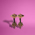 Gold UFO Spaceship Earrings